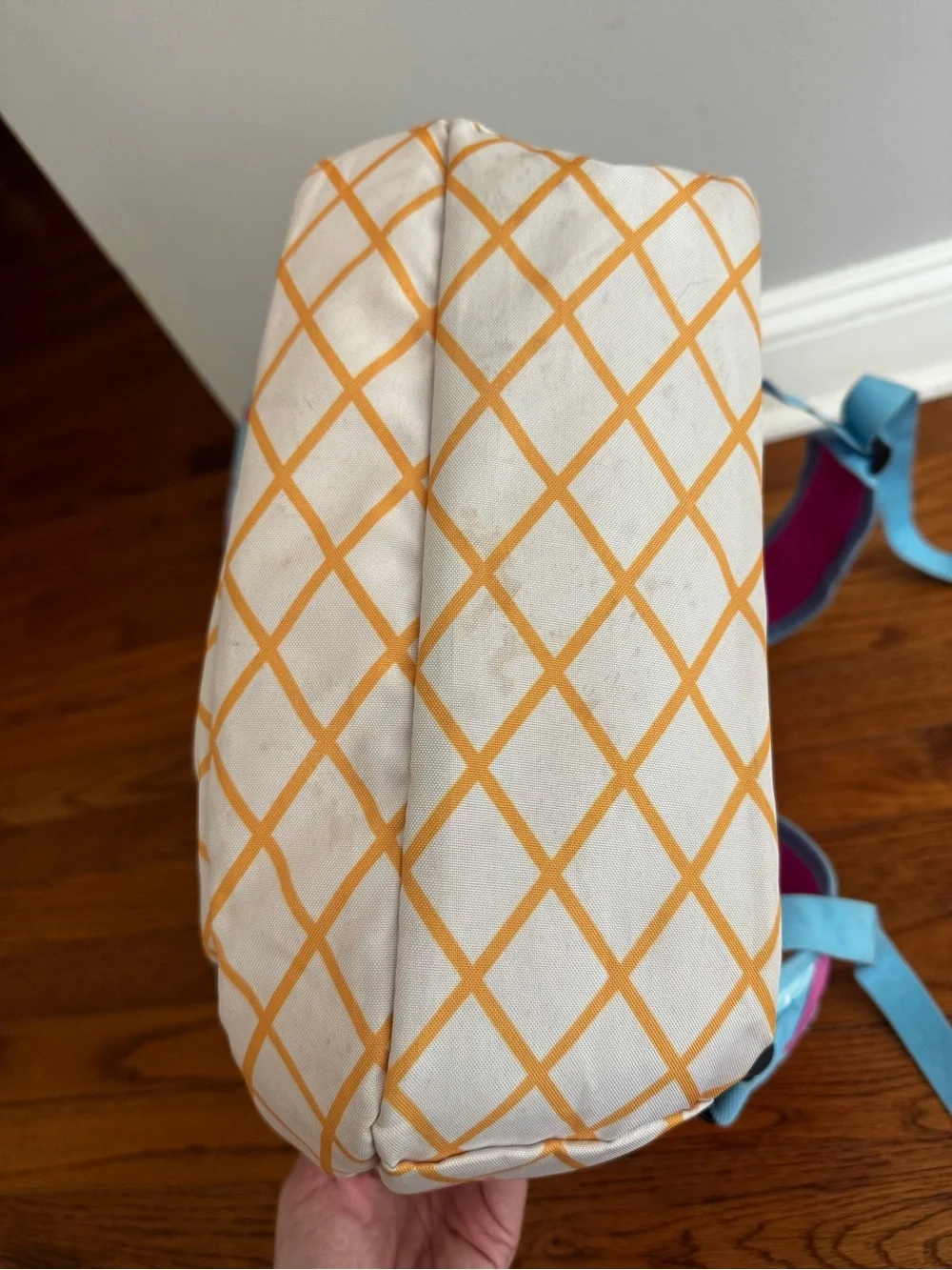 Drippy Ice Cream Sprinkles Backpack - Light Blue & Pink